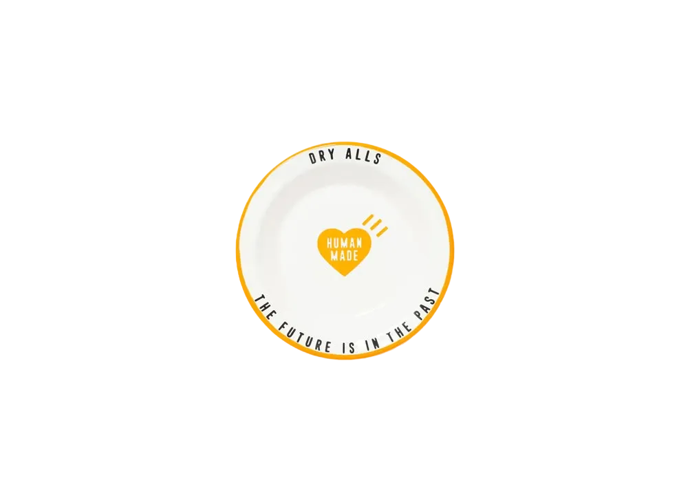 HUMAN MADE Enamel Plate 180mm "Orange"