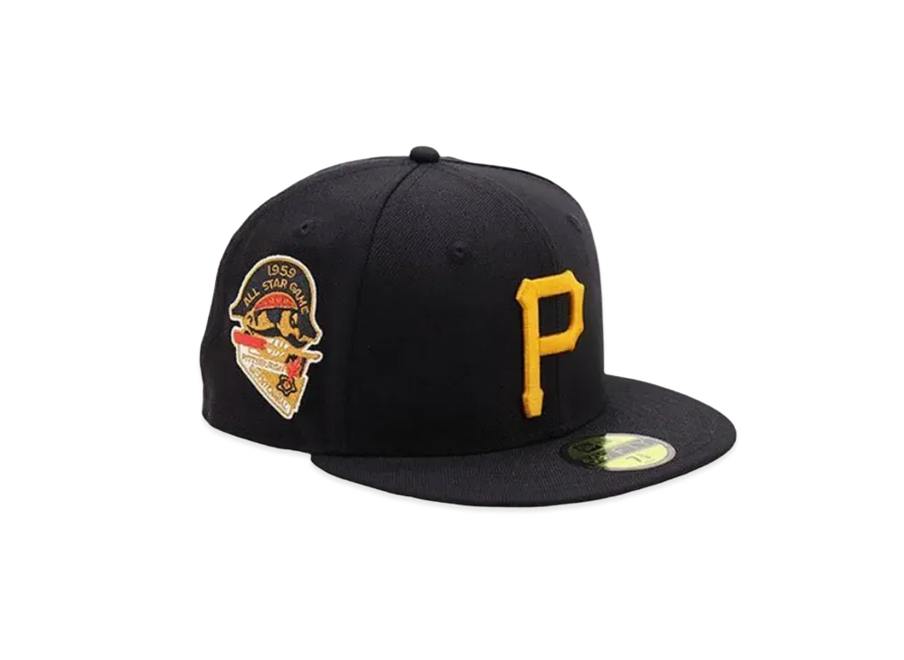 NEW ERA x THE CAP ASG PACK 59Fifty Pittsburgh Pirates "Black"