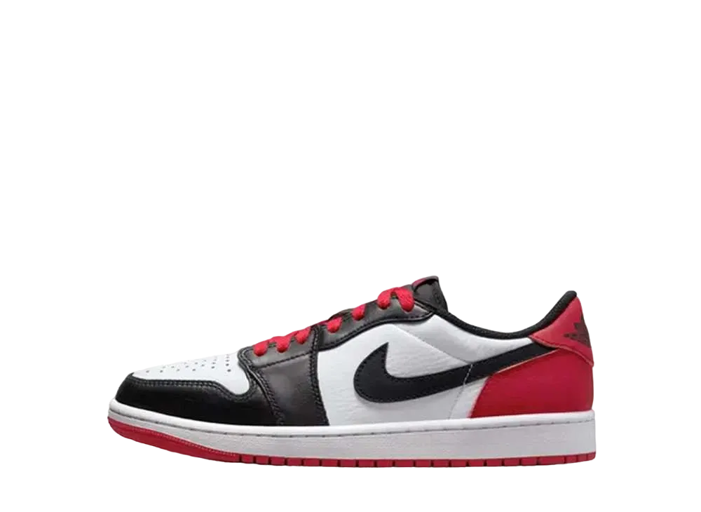 Nike GS Air Jordan 1 Retro Low OG "Black Toe"
