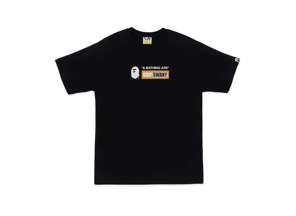 A BATHING APE x GRIP SWANY Tee "Black"