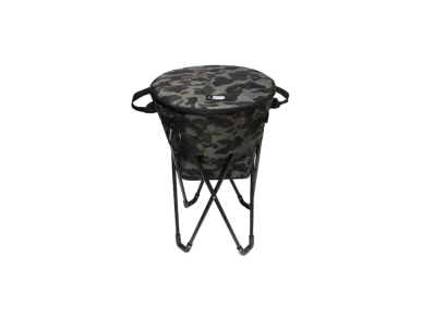 A BATHING APE Bape Camo Camp Stand Cooler "Green"