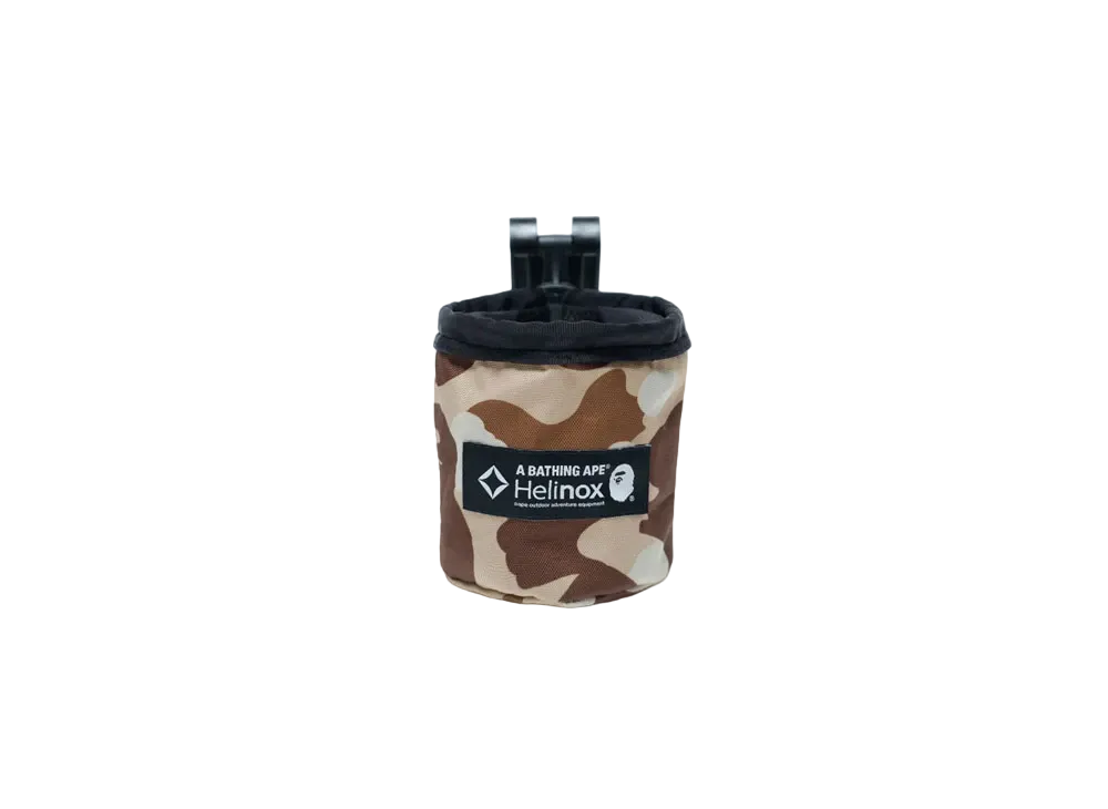 A BATHING APE x HELINOX Color Camo Cup Holder "Beige"