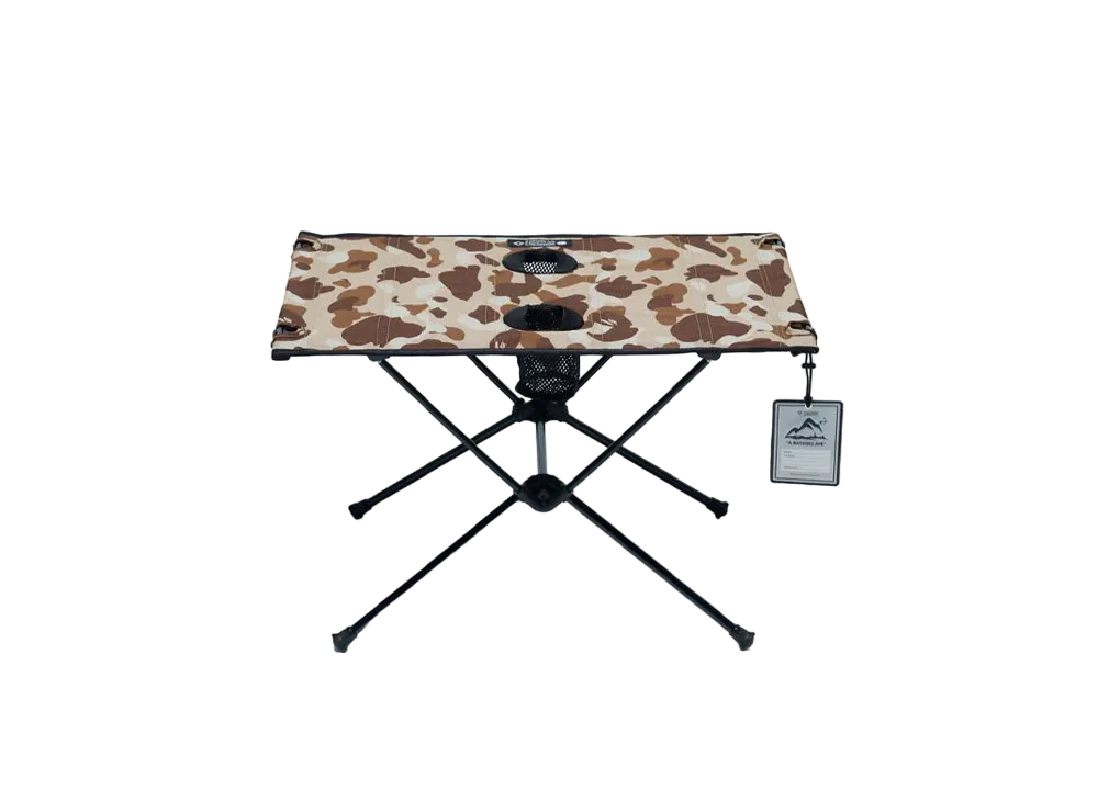 A BATHING APE x HELINOX Color Camo Table One Hard Top "Beige"