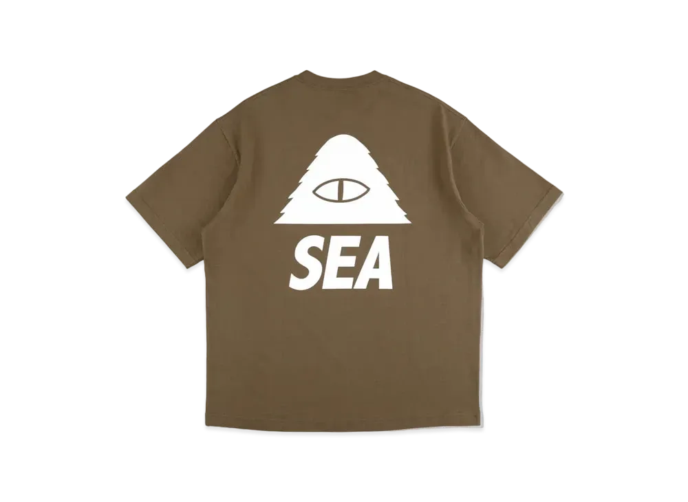 WIND AND SEA x POLeR Tee1 "Sea Brown"