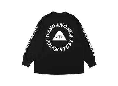 WIND AND SEA x POLeR L/S Tee2 "Black"
