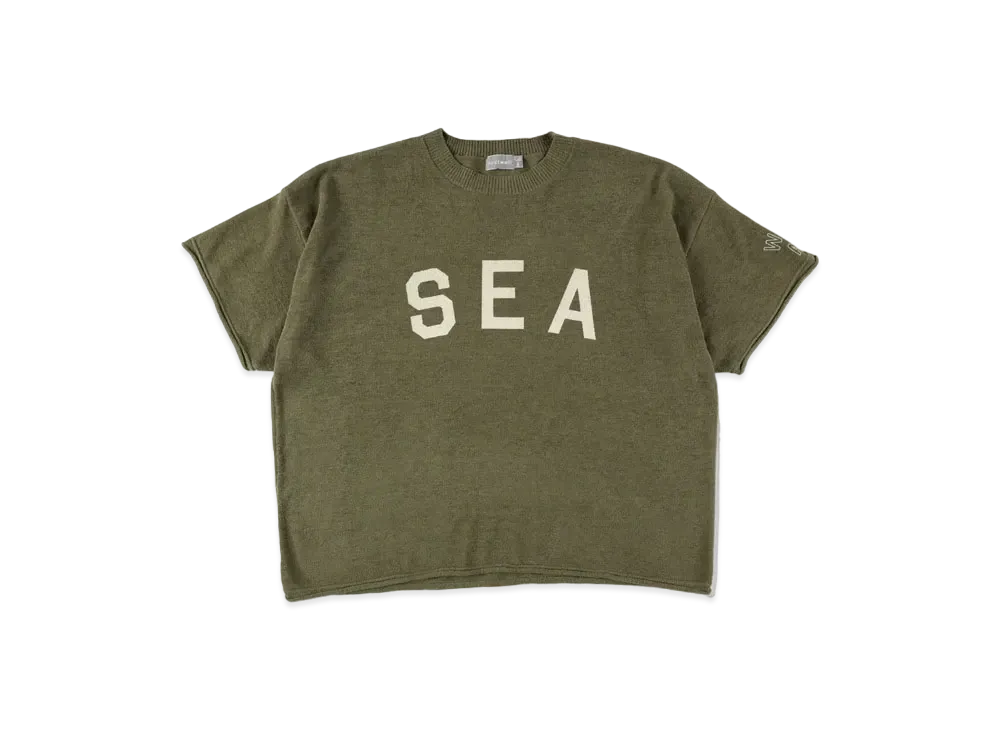 WIND AND SEA x nestwell S-E-A M/S Cut-Sewn "Moss Green"
