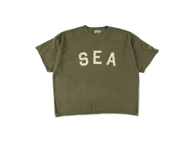 WIND AND SEA x nestwell S-E-A M/S Cut-Sewn "Moss Green"