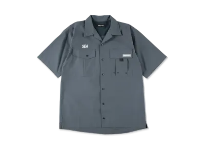 WIND AND SEA Water Repellent Nylon Shirt "Navy"