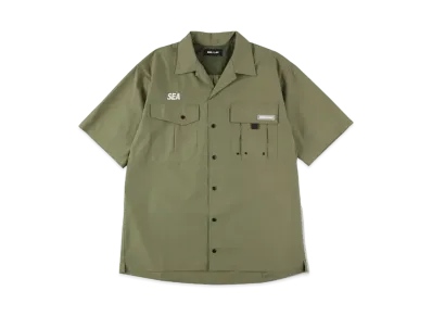 WIND AND SEA Water Repellent Nylon Shirt "Khaki"