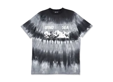 WIND AND SEA Mountain Range Tiedye S/S T "Black Tiedye"