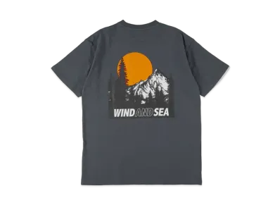 WIND AND SEA Mountain Range Pocket S/S T "Navy"