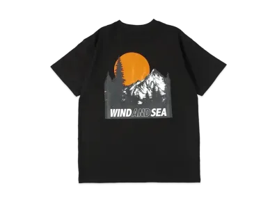 WIND AND SEA Mountain Range Pocket S/S T "Black"