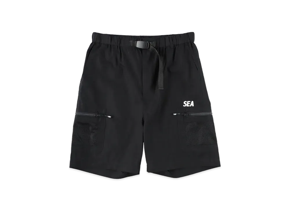 WIND AND SEA Water Repellent Nylon Cargo Shorts 