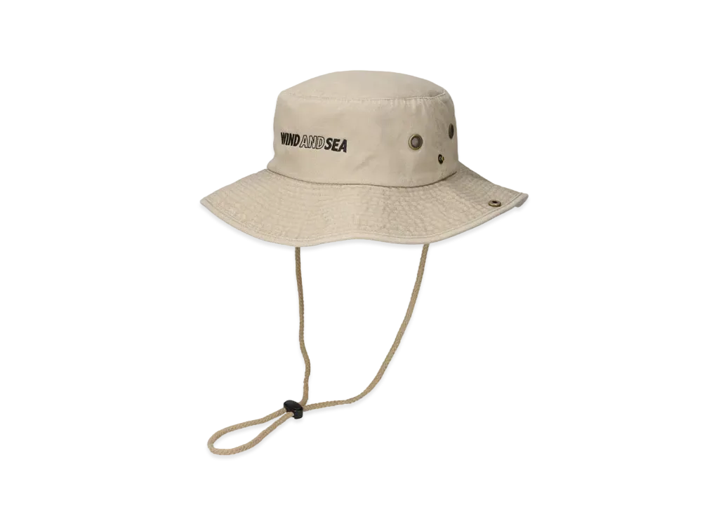 WIND AND SEA Twill Safari Hat "Beige"