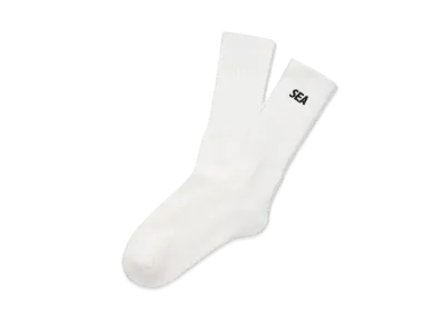 WIND AND SEA One Point Socks "White"
