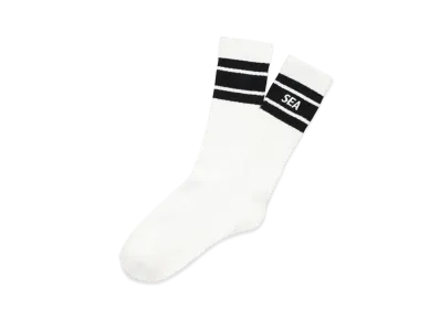 WIND AND SEA One Point Socks "Black Line"