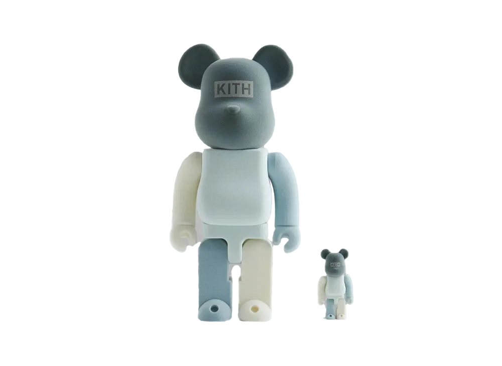 Kith x MEDICOM TOY BE@RBRICK 100% x 400%