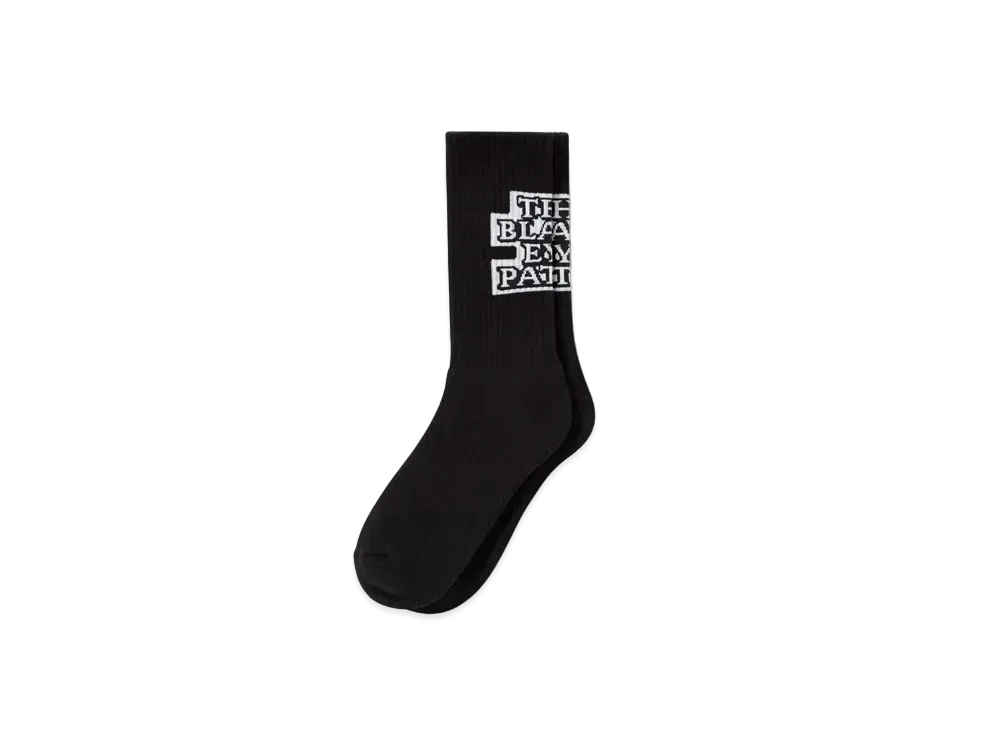 Black Eye Patch OG Label Socks "Black"