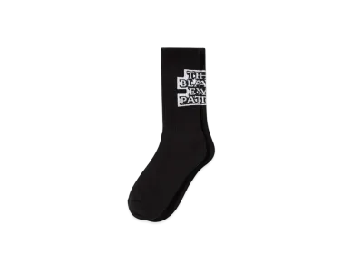 Black Eye Patch OG Label Socks "Black"