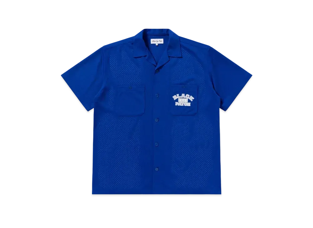 Black Eye Patch Area Code S/S Mesh Shirt "Blue"