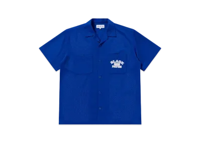 Black Eye Patch Area Code S/S Mesh Shirt "Blue"