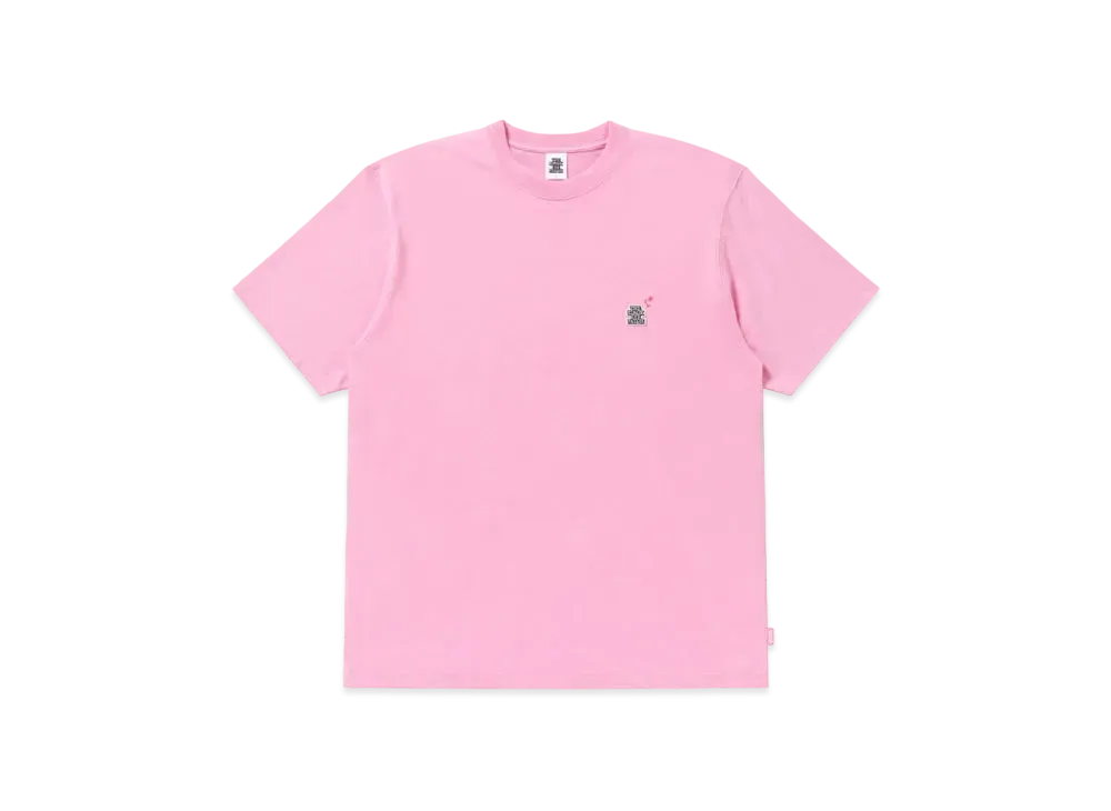 Black Eye Patch Small OG Label Deco Tee "Pink"
