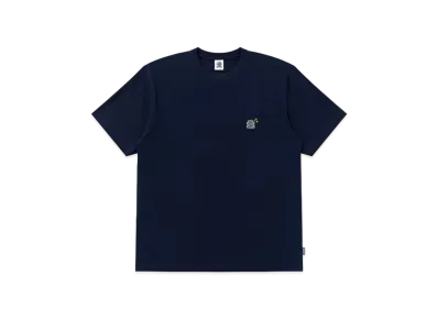 Black Eye Patch Small OG Label Deco Tee "Navy"