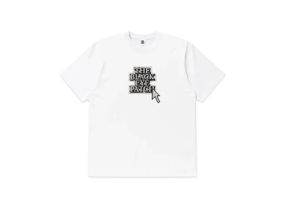 Black Eye Patch Click OG Label Tee "White"
