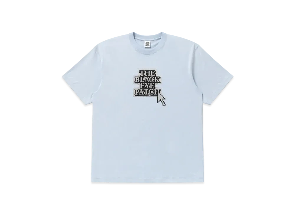 Black Eye Patch Click OG Label Tee "Light Blue"