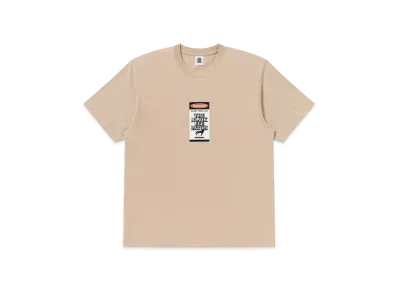 Black Eye Patch Danger Hot Label Tee "Beige"