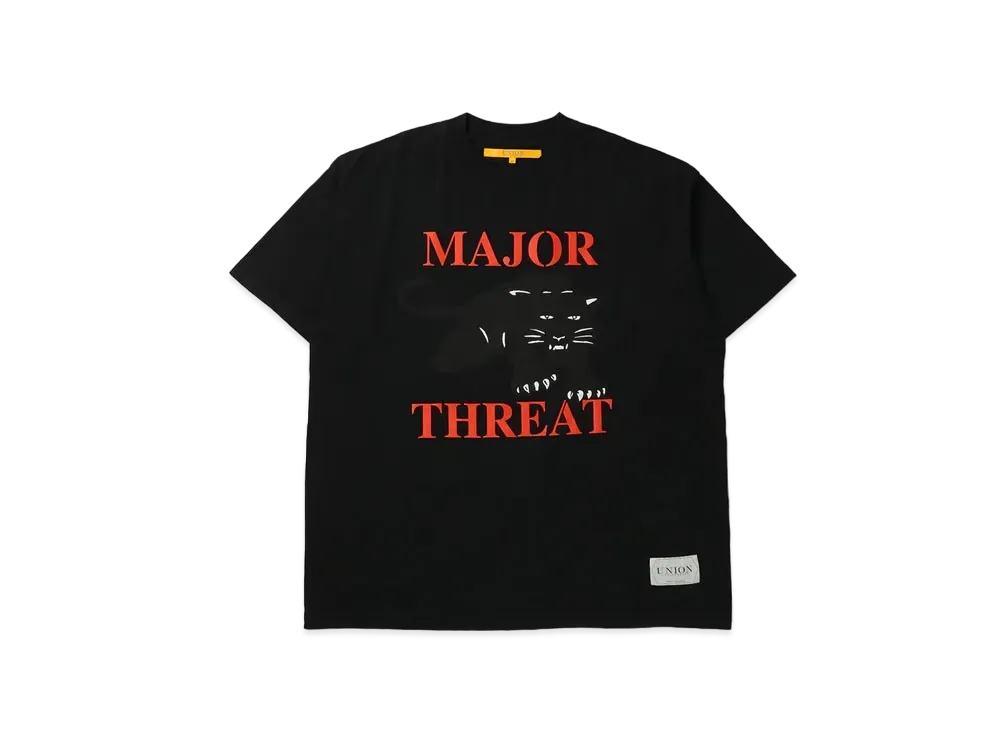 UNION Major Threat Elevated S/S Tee "Black"