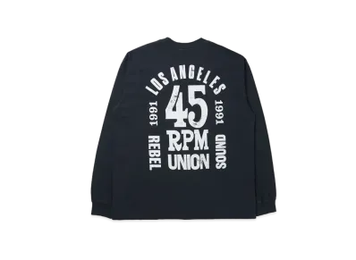 UNION Rebel Sound Elevated L/S Tee "Navy"