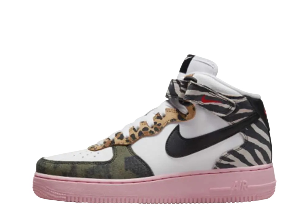 ナイキ ウィメンズ エアフォース1 ミッド '07 "アニマル/サファリ"
