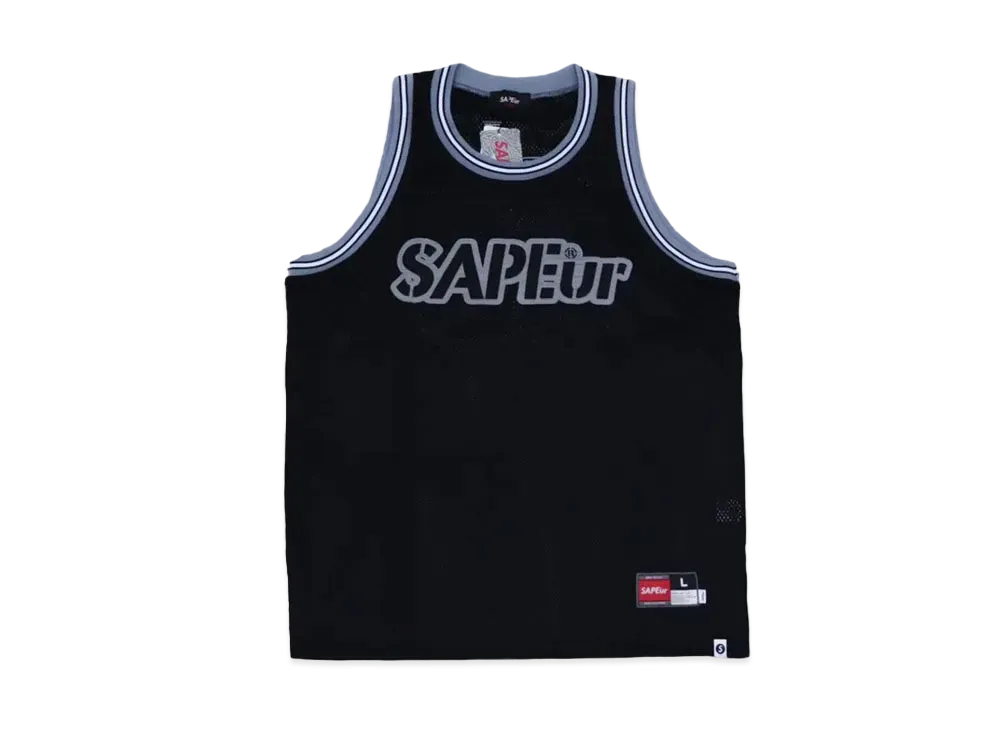 SAPEur Basket Tank Top "Black"