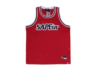 SAPEur Basket Tank Top "Red"