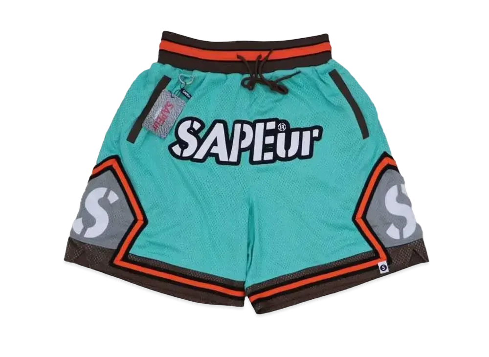 SAPEur Basket Shorts "Mint Green"