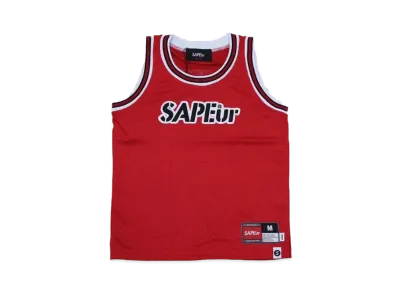 SAPEur Basket Tank Top Kids "Red"
