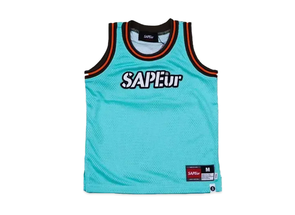 SAPEur Basket Tank Top Kids "Mint Green"