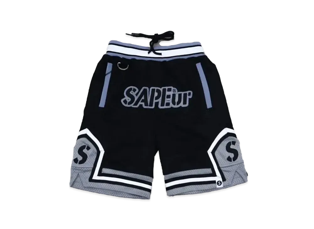 SAPEur Basket Shorts Kids "Black"