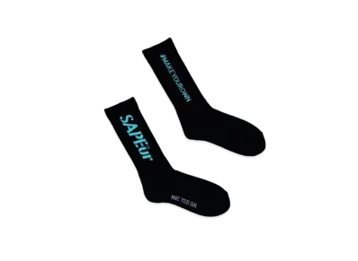 SAPEur Makeyourown Sox "Black Mint"