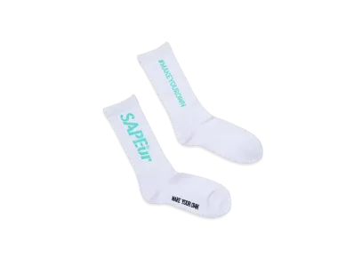 SAPEur Makeyourown Sox "White Mint"
