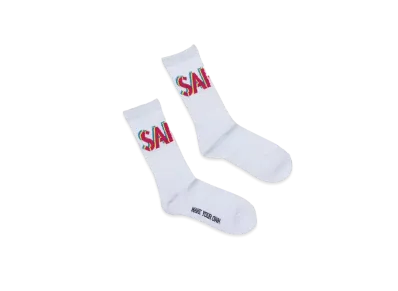 SAPEur 3Color Logo Sox "White"