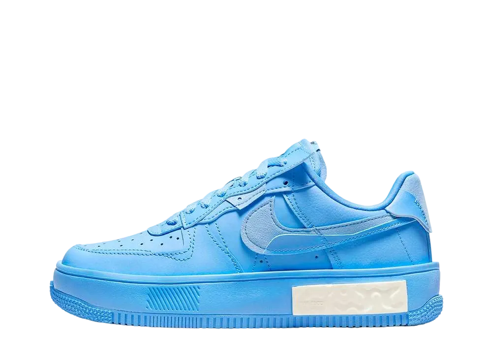 ナイキ ウィメンズ エアフォース1 フォンタンカ "ユニバーシティブルー"