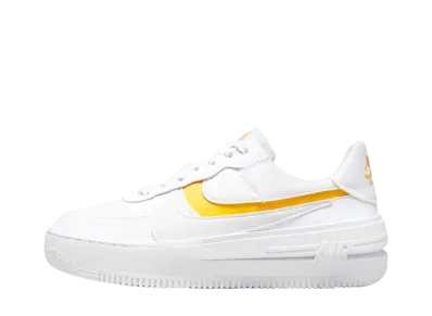 ナイキ ウィメンズ エアフォース1 PLT.AF.ORM "ホワイト/イエロー"