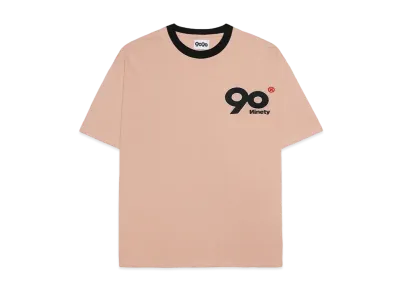 9090 Logo Ringer Tee "Sakura"