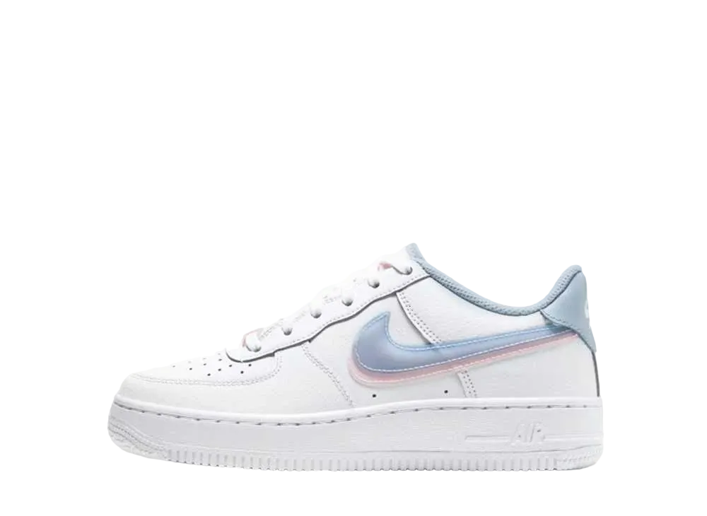 Nike GS Air Force 1 Low LV8 Double Swoosh "Light Armory Blue"