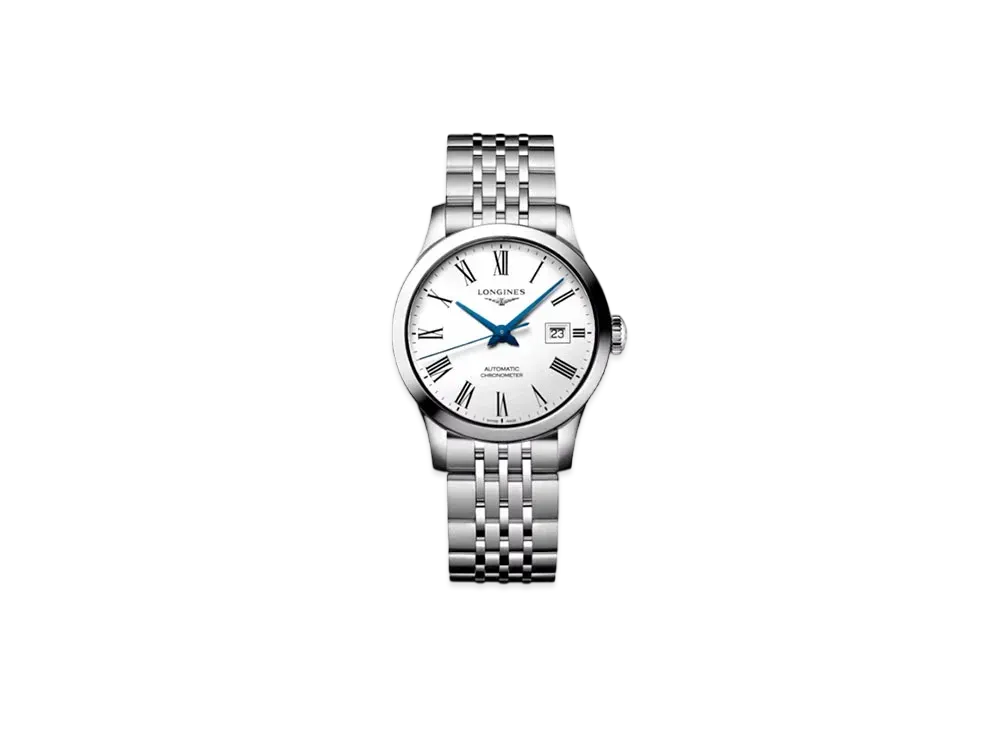 Longines Record Collection 30.00 mm "Matte White/Stainless Steel" L2.321.4.11.6