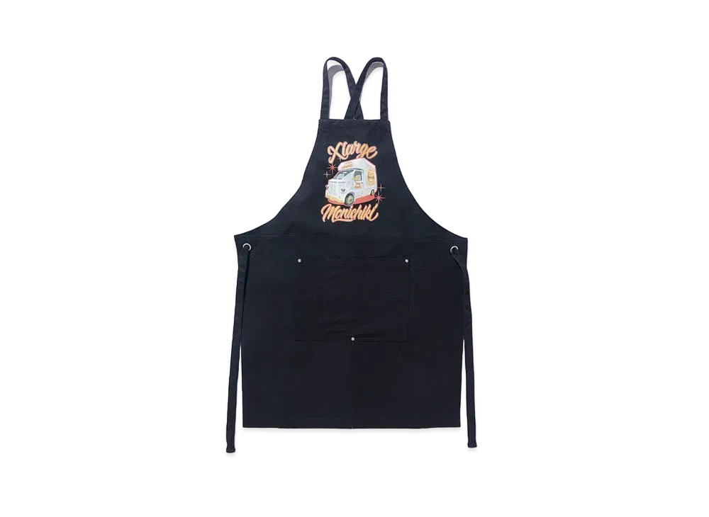 XLARGE x MONICHIKI HOUSE Apron "Black"