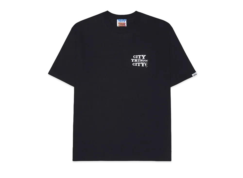 CITY COUNTRY CITY COTTON T-SHIRT 1200 "BLACK"