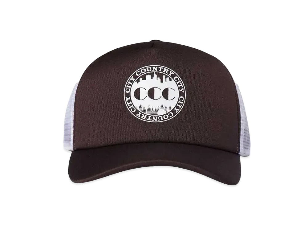 CITY COUNTRY CITY MESH CAP "BROWN"